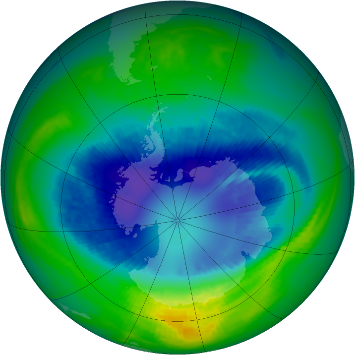 Ozone Map 2002-09-03
